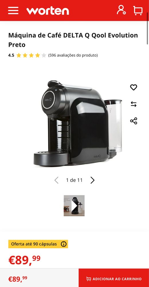 Máquina de café Delfa Qool