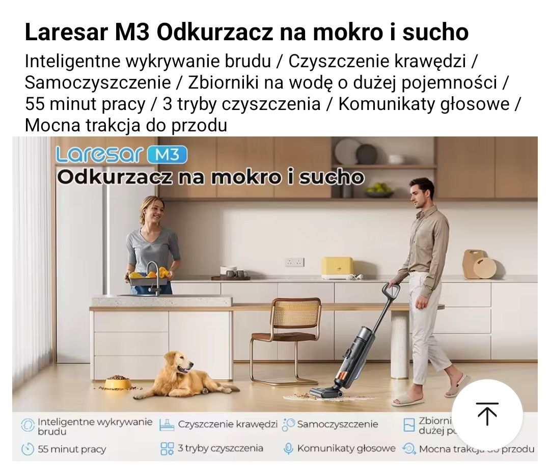 Mop laresar M3 na sucho i mokro