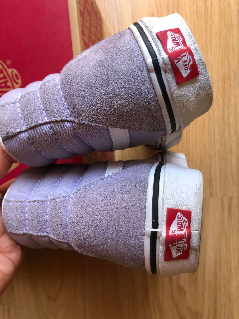 Botas vans lilás