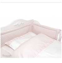 Caramella Ochraniacz do łóżeczka- piękny pudrowy róż