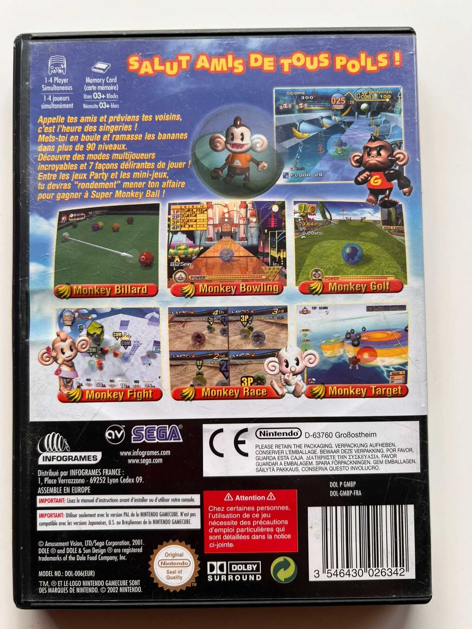 Super Monkey Ball GameCube