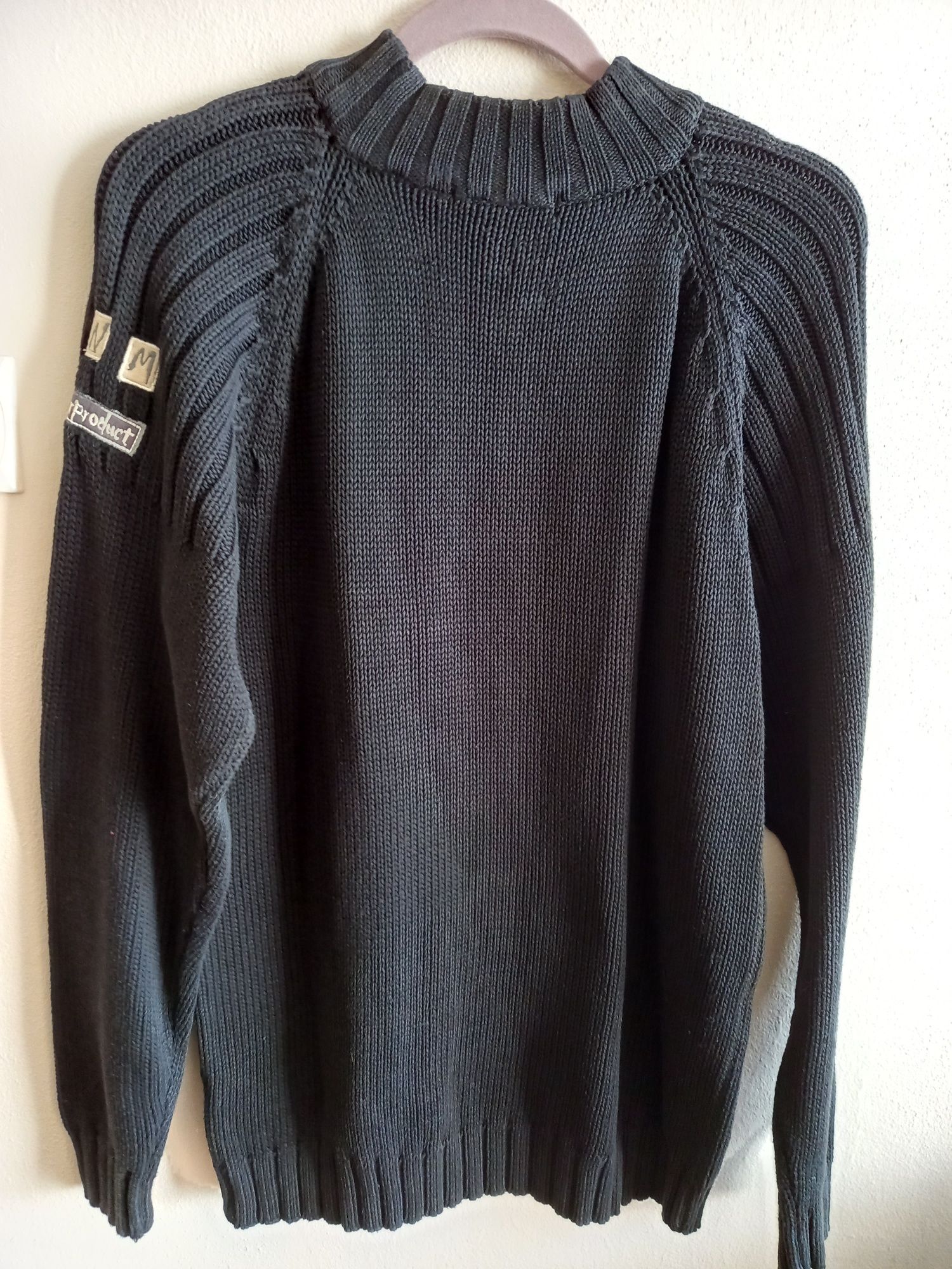 Sweter Męski czarny rozmiar XL GLOWER