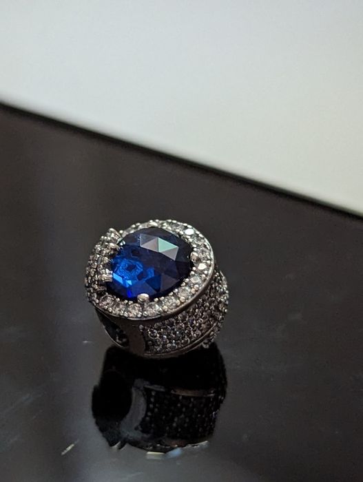 Пандора шарм синій 3D