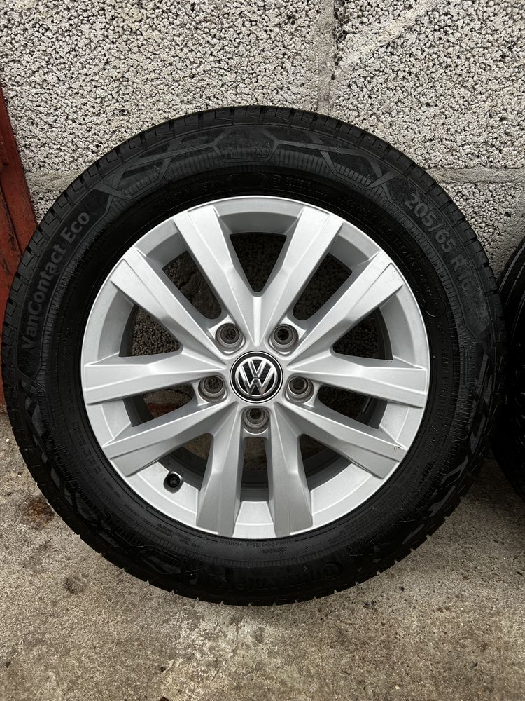 Alufelgi VW T6 T5 Clayton  R16 5x120 opony letnie 205/65/16C 2019r.