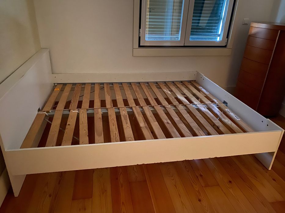 Cama Casal IKEA Branca 160x200cm