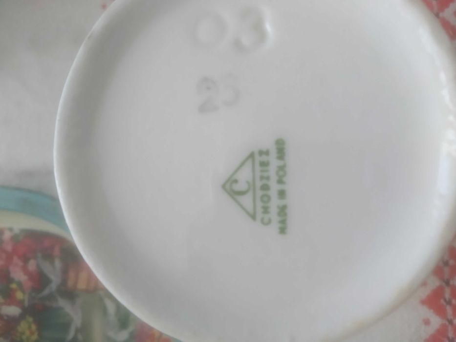 kubki Chodzież PRL, nowe, 5 szt
