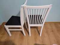 Krzesła biały mat