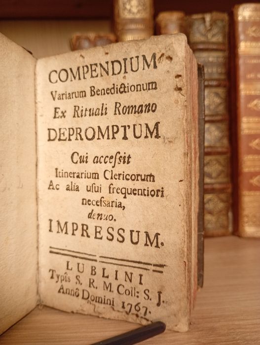 Polonik Starodruk 1767 Kompendium Błogosławieństw - Lublin - Miniatura