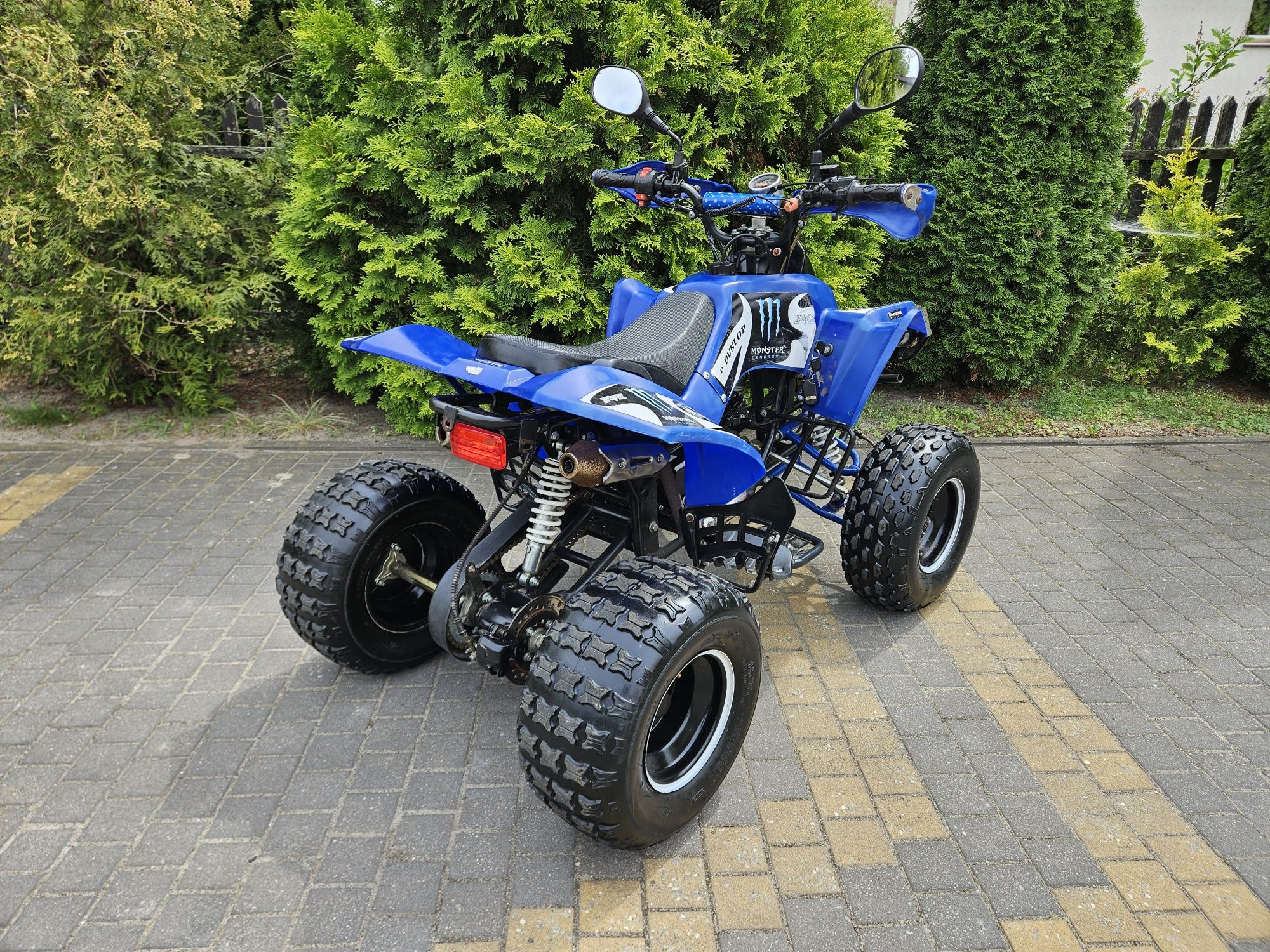 Quad Bombardier 125cc półautomat 3+1, 8", xtr kxd varia hummer