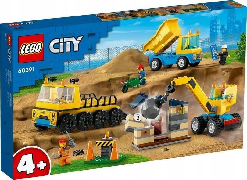 Lego City 60391 Ciężarówki I Dźwig Z Kulą, Lego