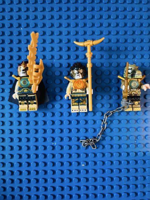 Конструктор Chima, набор Чима і машина  3 фігурки зі зброєю