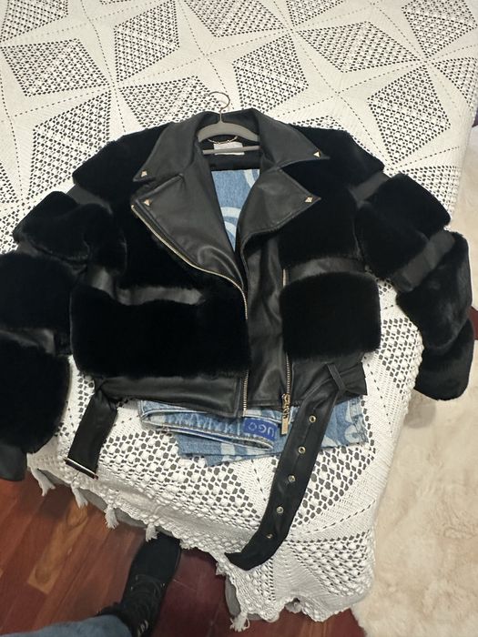 Casaco de inverno preto relish tamanho M/L