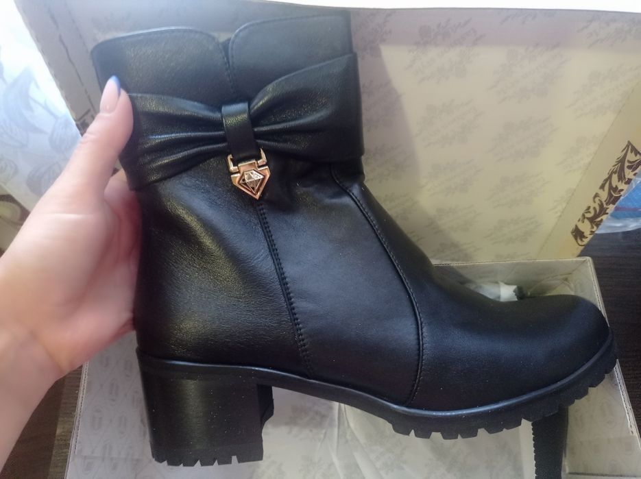 Ботинки натуральная кожа