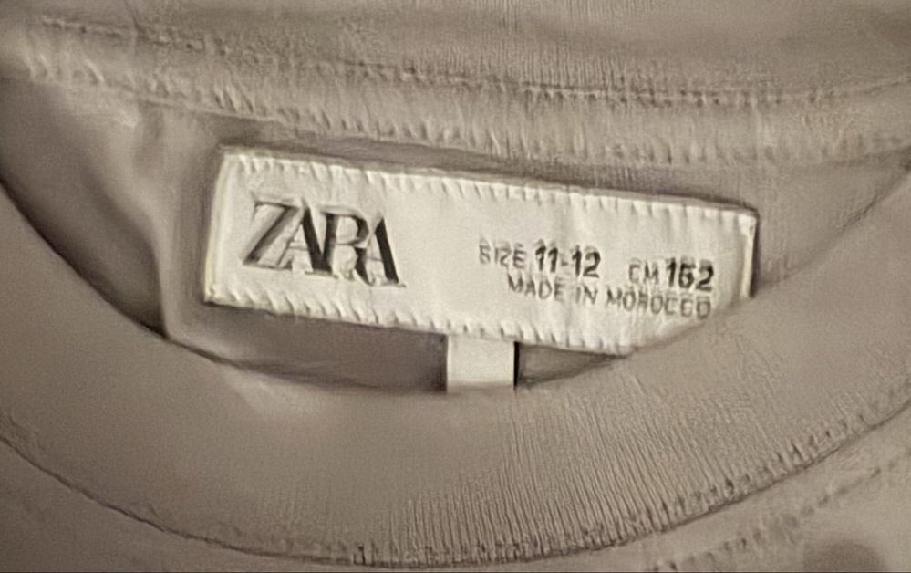T-shirt Zara 11 anos