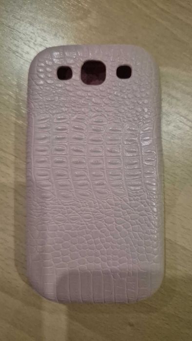 Skórzane Etui do Samsung Galaxy SIII - różowe, nowe
