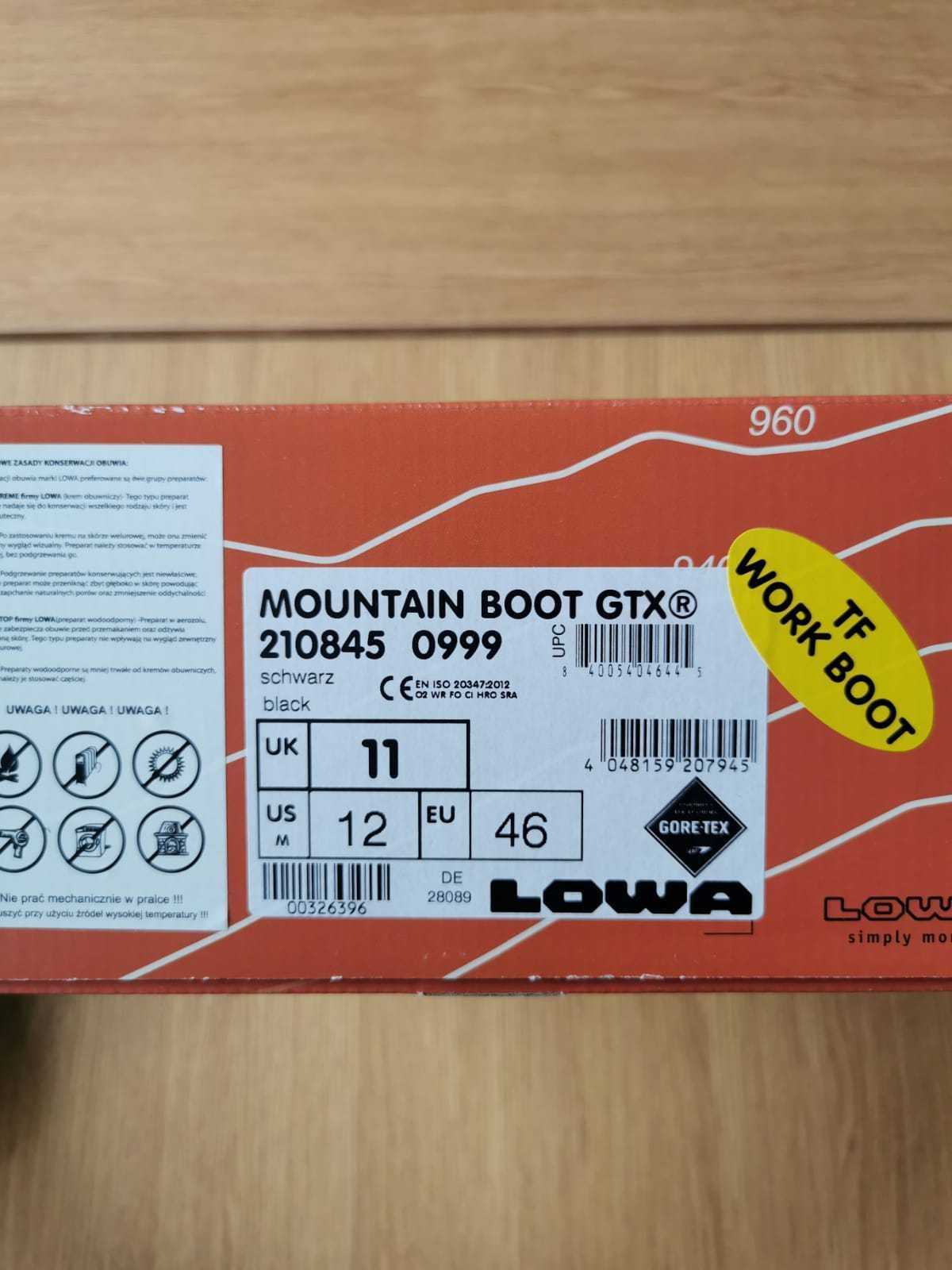 Buty Lowa Mountain Boot Gtx r.46