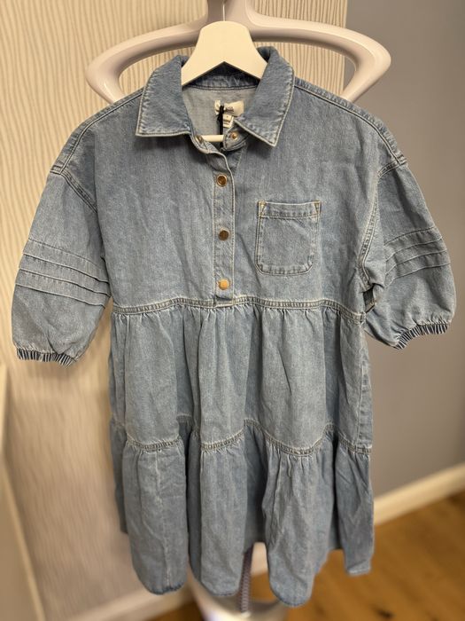 Sukienka damska jeansowa oversize River Island rozmiar S