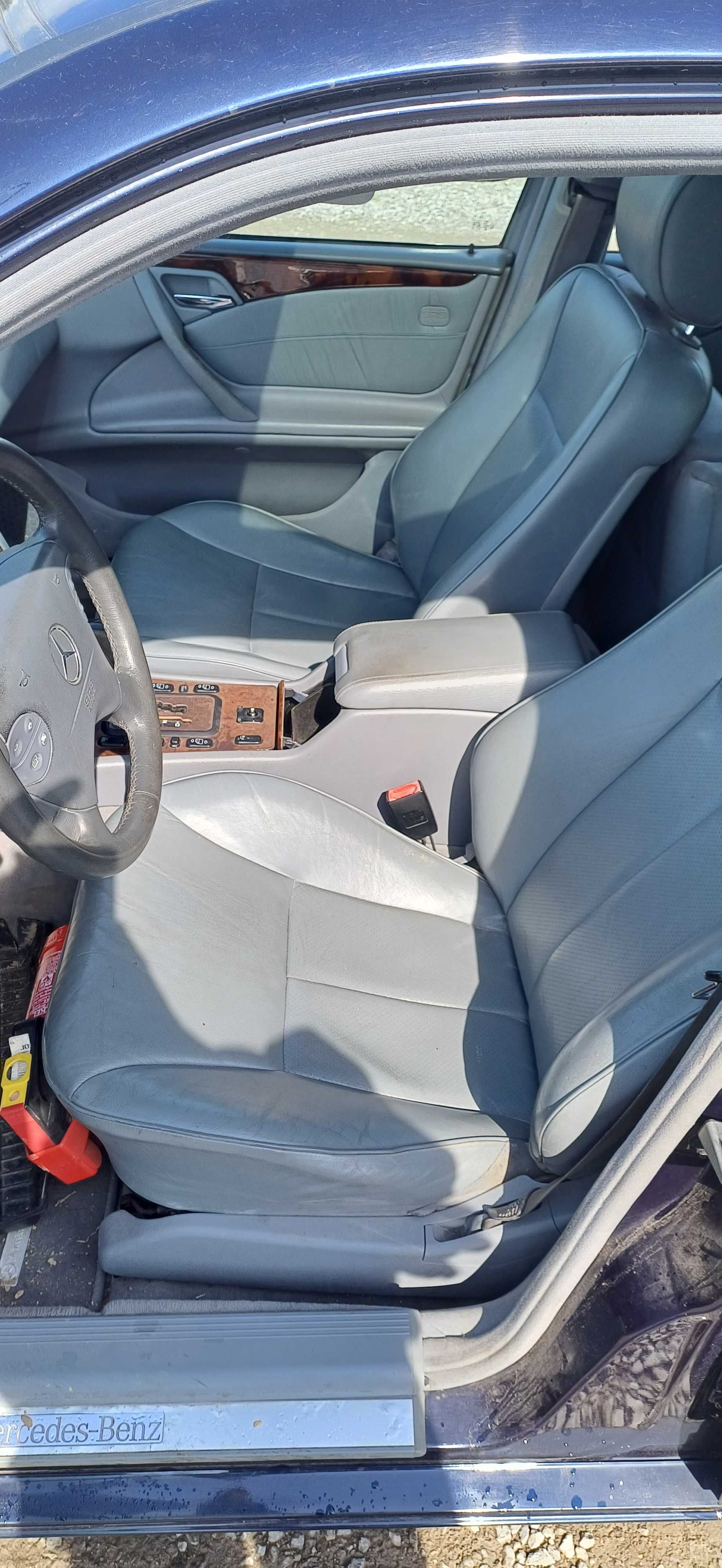 Mercedes w210 kombi fotel fotele kanapa skóra