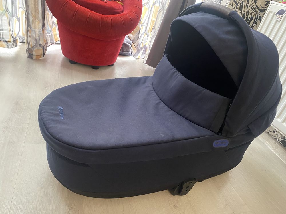 Детская коляска, Люлька Cybex Cot S Ocean Blue