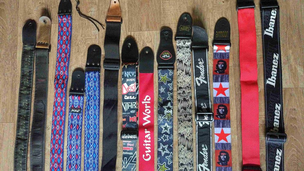 Pasek do gitary, Gibson, Fender, Ibanez, AC/DC