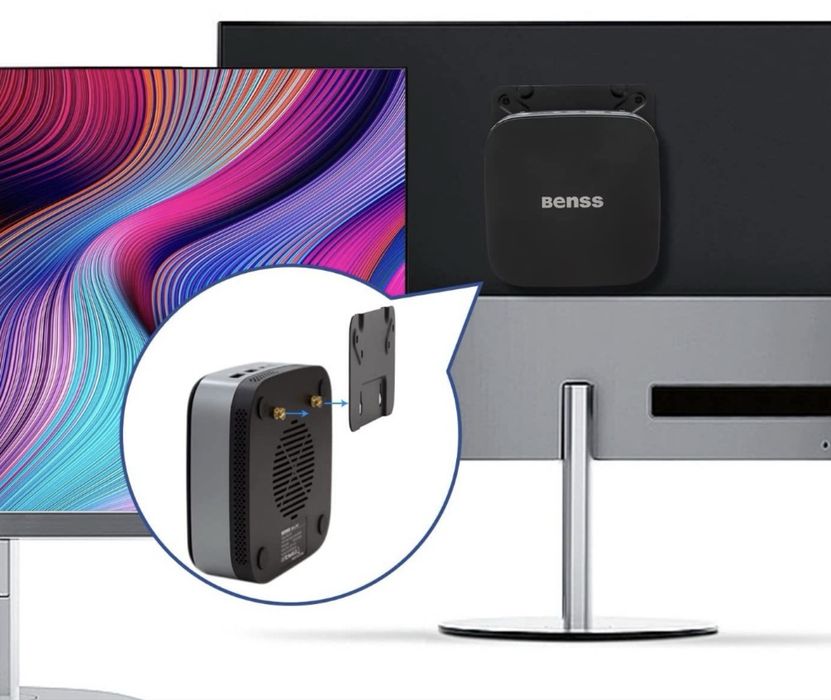 Настольный мини-ПК Benss Mini PC, версия 8/128 ГБ + 2 tb.