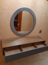 Підвісний туалетний столик з дзеркалом