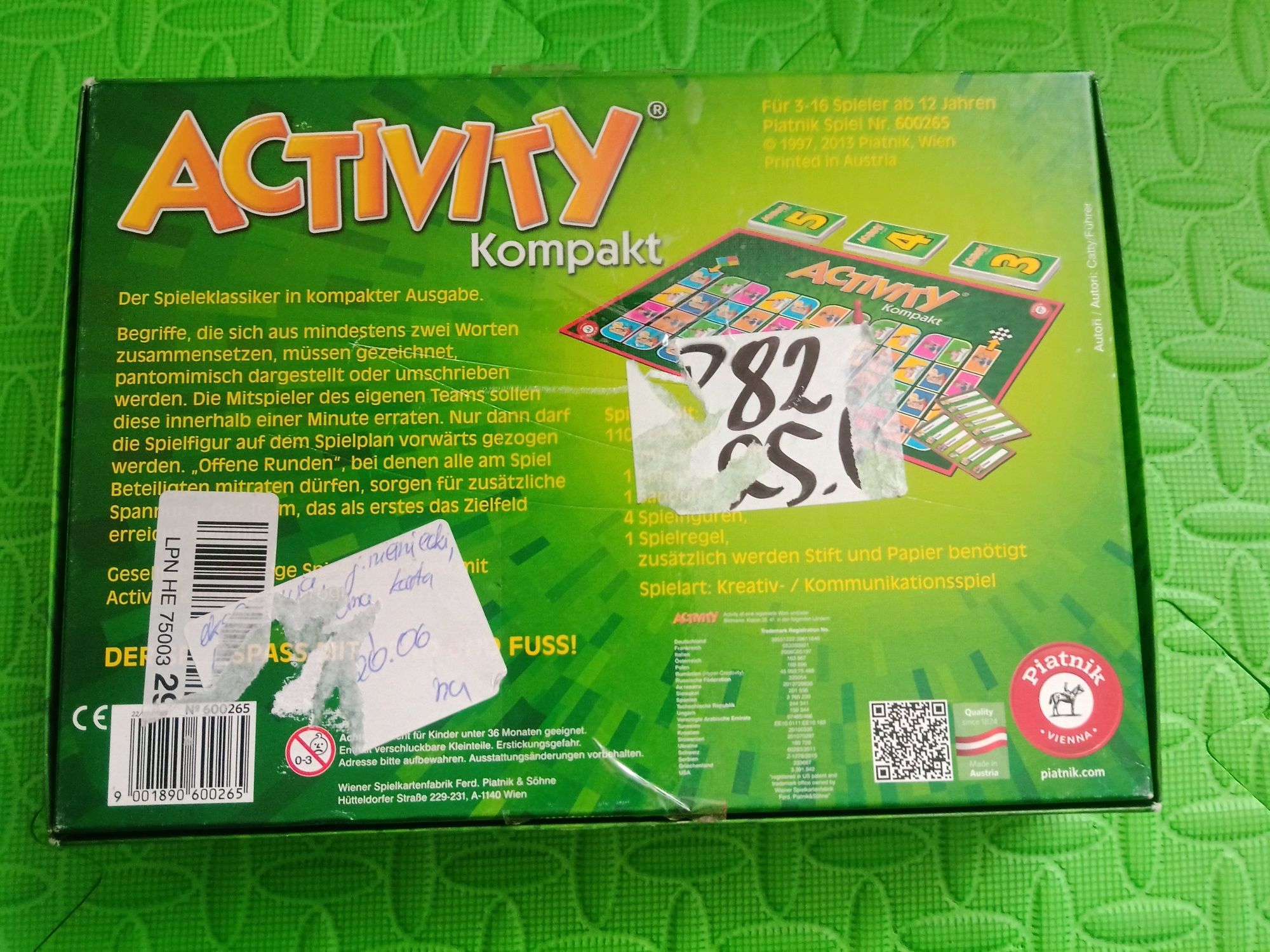 Gra activity kompact piatnik