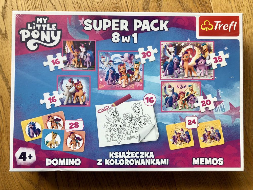 My Little Pony zestaw Kucyk Sunny + gry Trefl