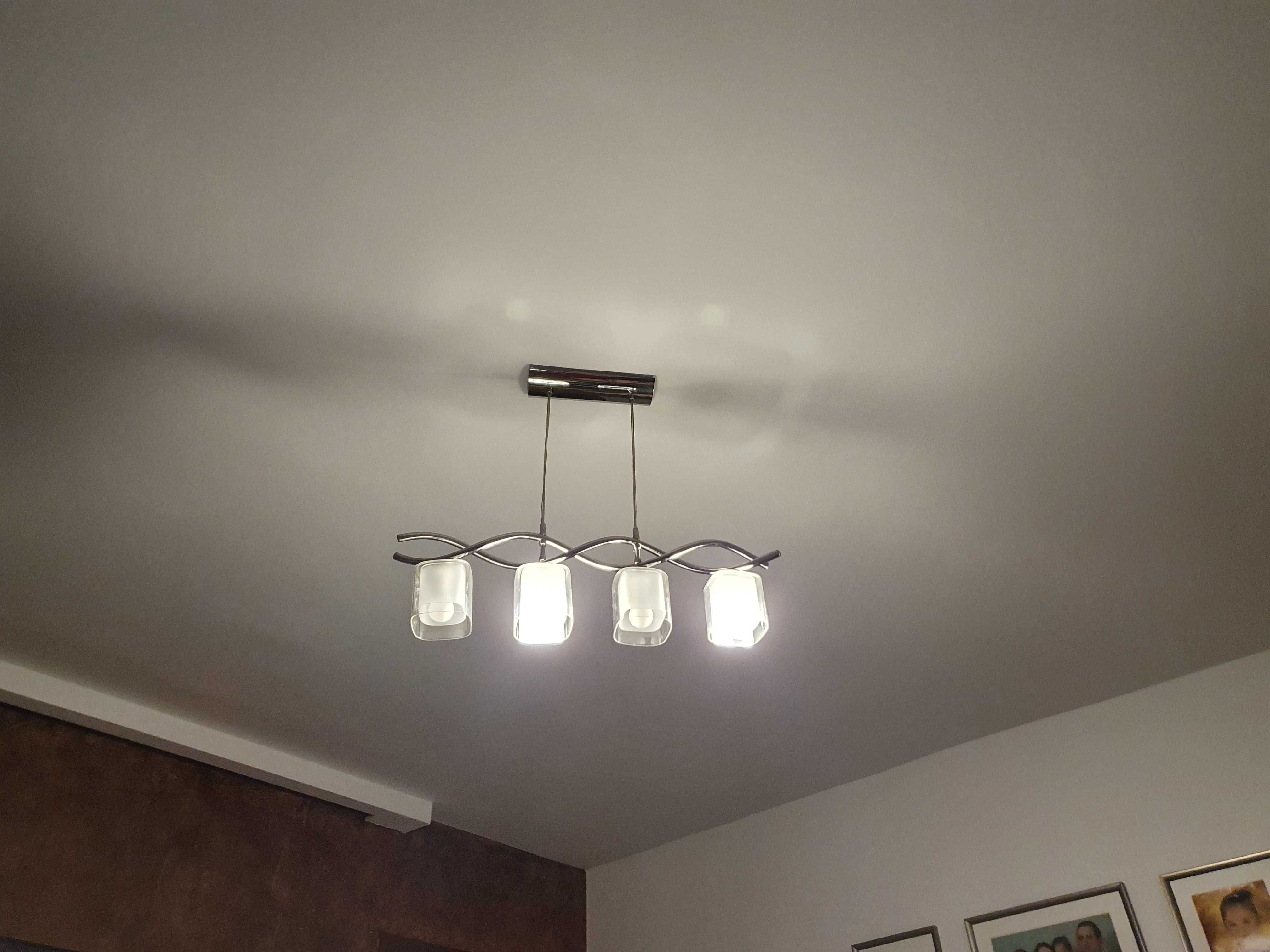 Lampa wisząca 4-kloszowa
