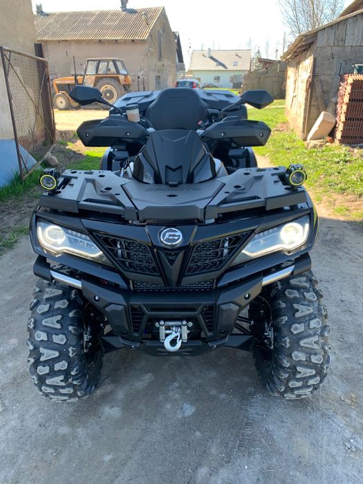 CFMOTO/2019/4x4/LED/kufer/pług/homologacja