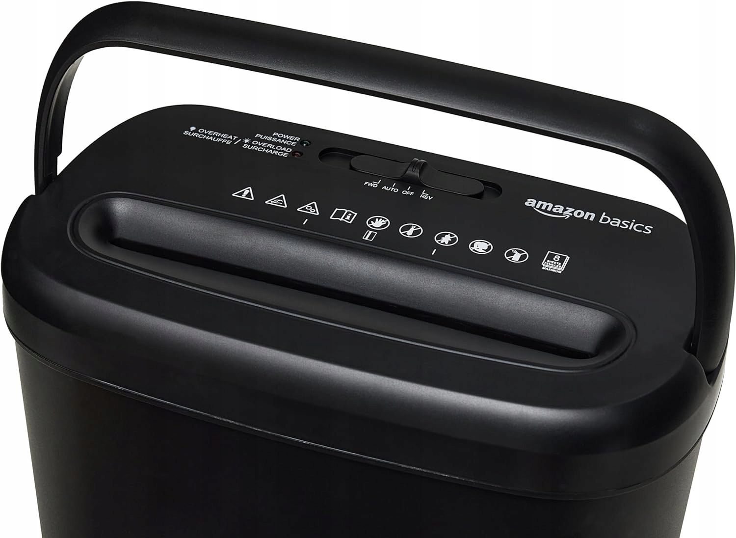 outlet amazon basics niszczarka do papieru c276-eu pojemność 15 l