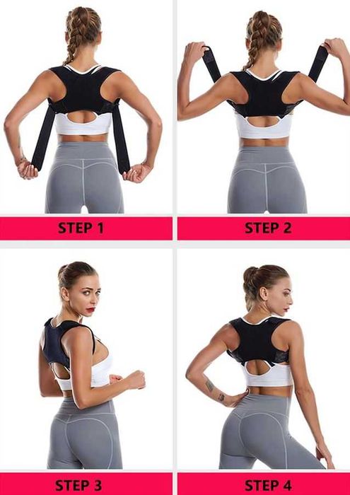 Colete ajustável para Corrigir Postura