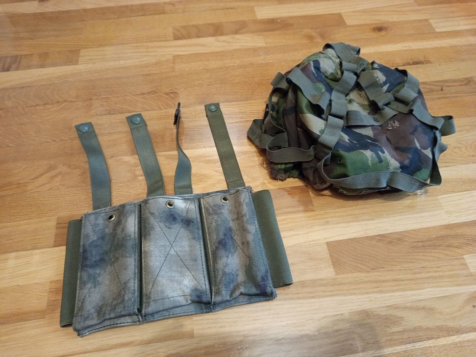 Ładownica ASG+pokrowiec na hełm brytyjski.
