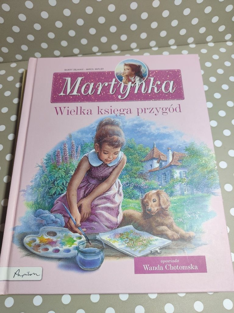 Cztery książki z serii ,,Martynka"