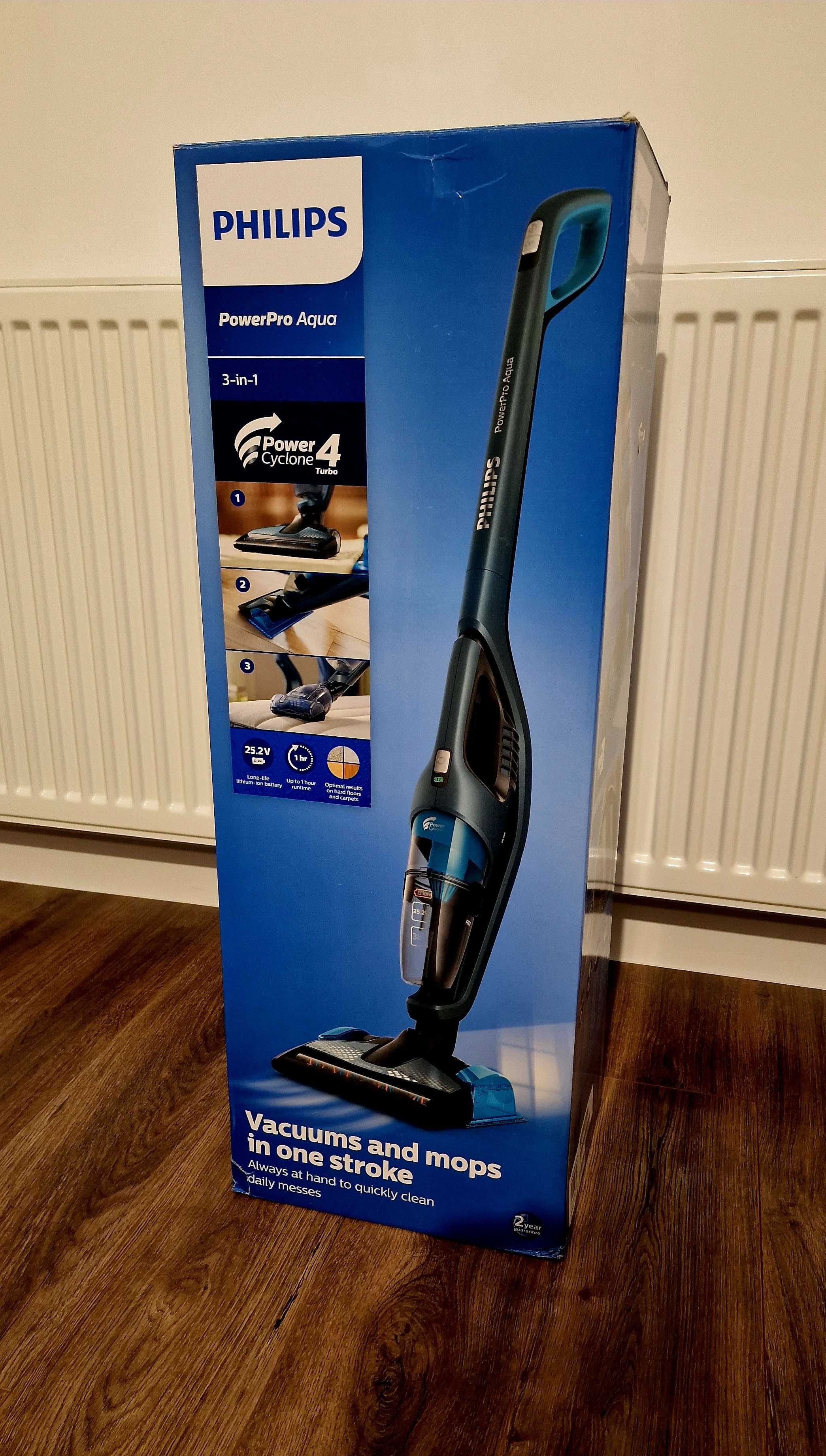 Odkurzacz pionowy Philips PowerPro Aqua 3w1 FC6409/01 Mega Ładny