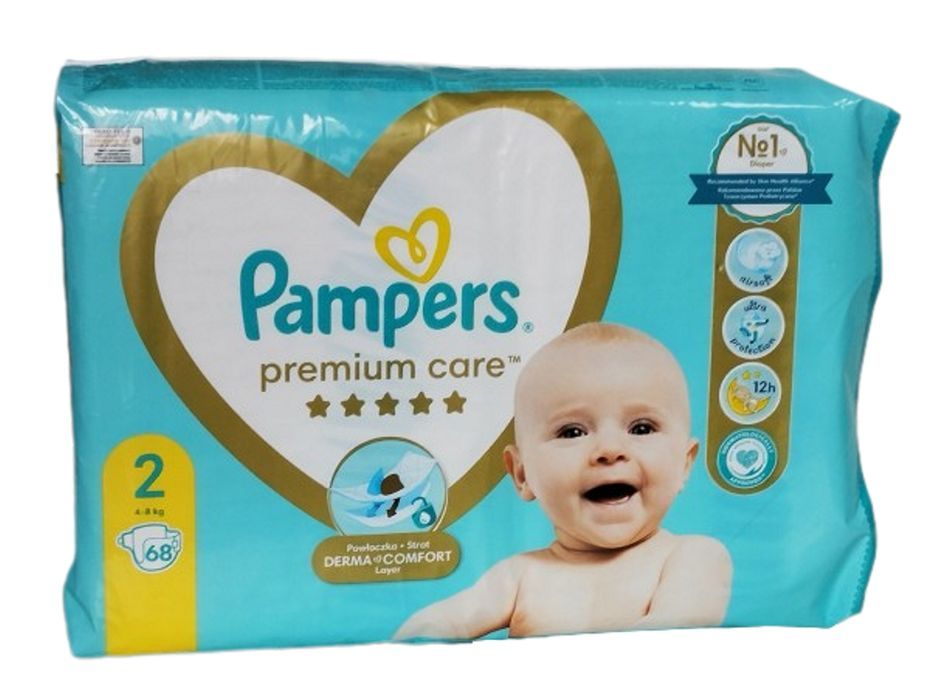 Pieluchy Pampers Premium care 2 (4-8kg) - 68szt
