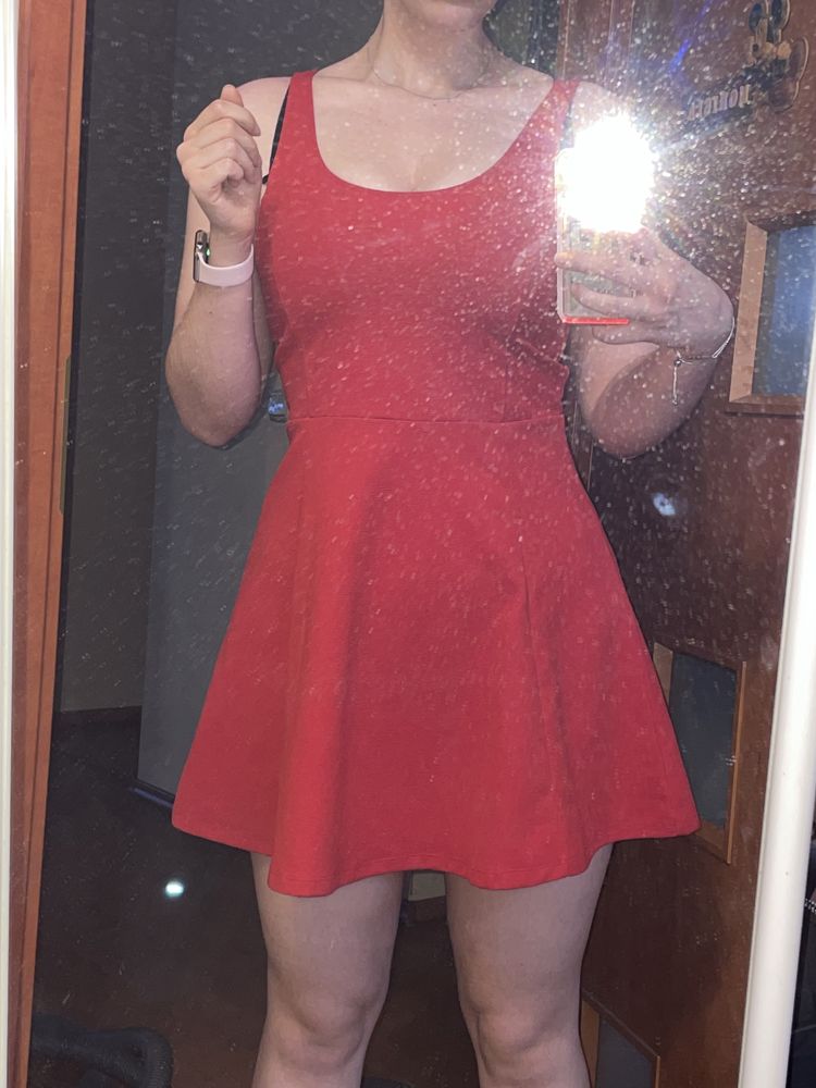 Sukienka czerwona h&m