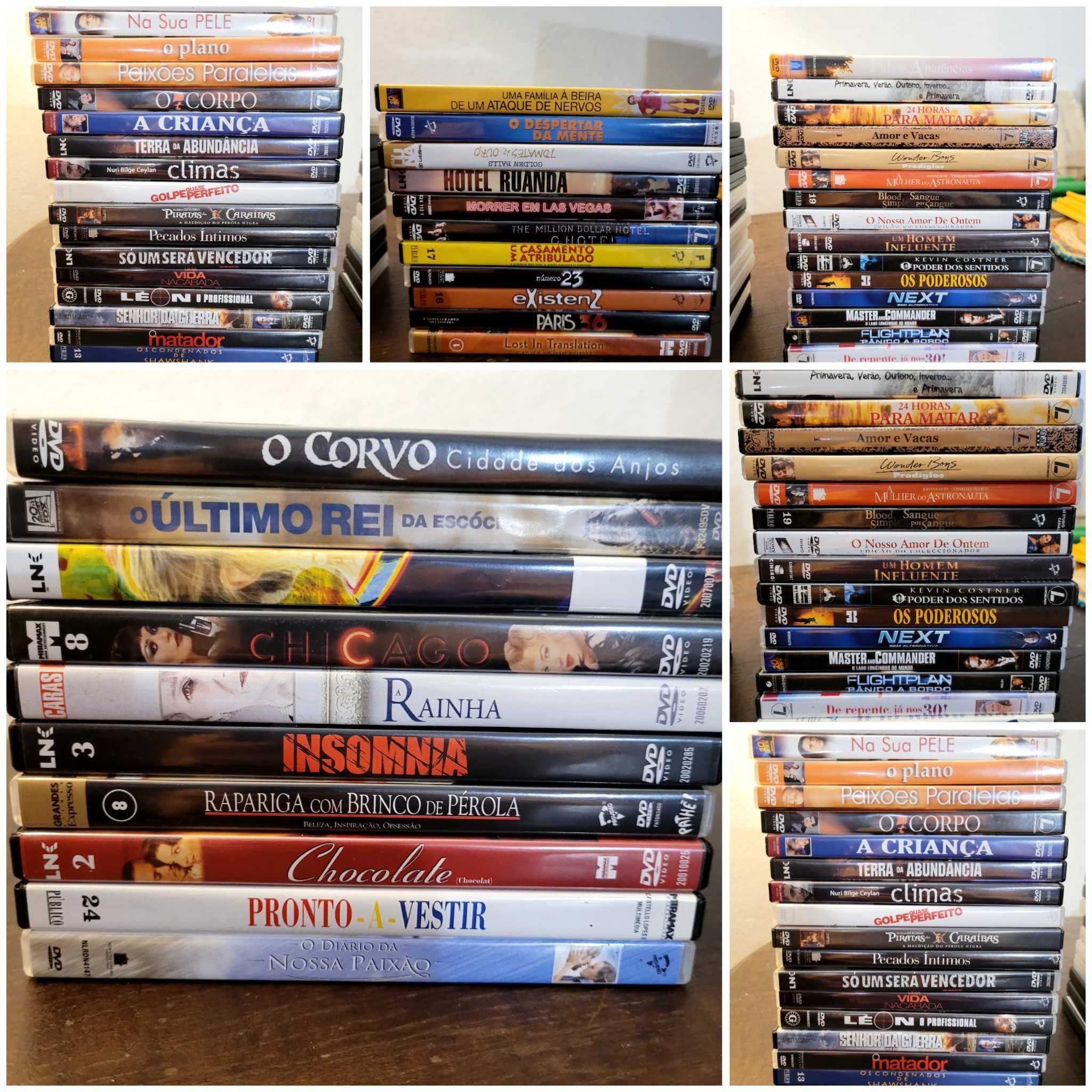 DVDS, filmes vários