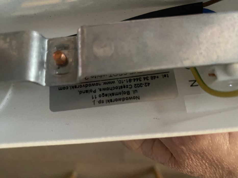 Kinkiet scienny dwużarowkowy led