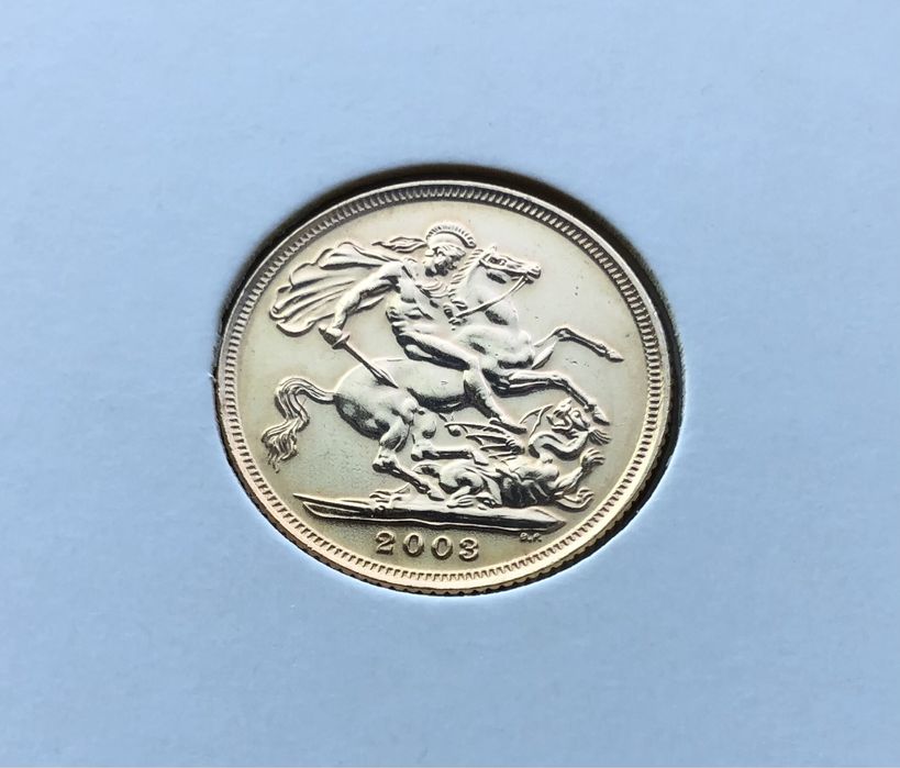 Moeda libra de ouro 2003 (gold sovereign)