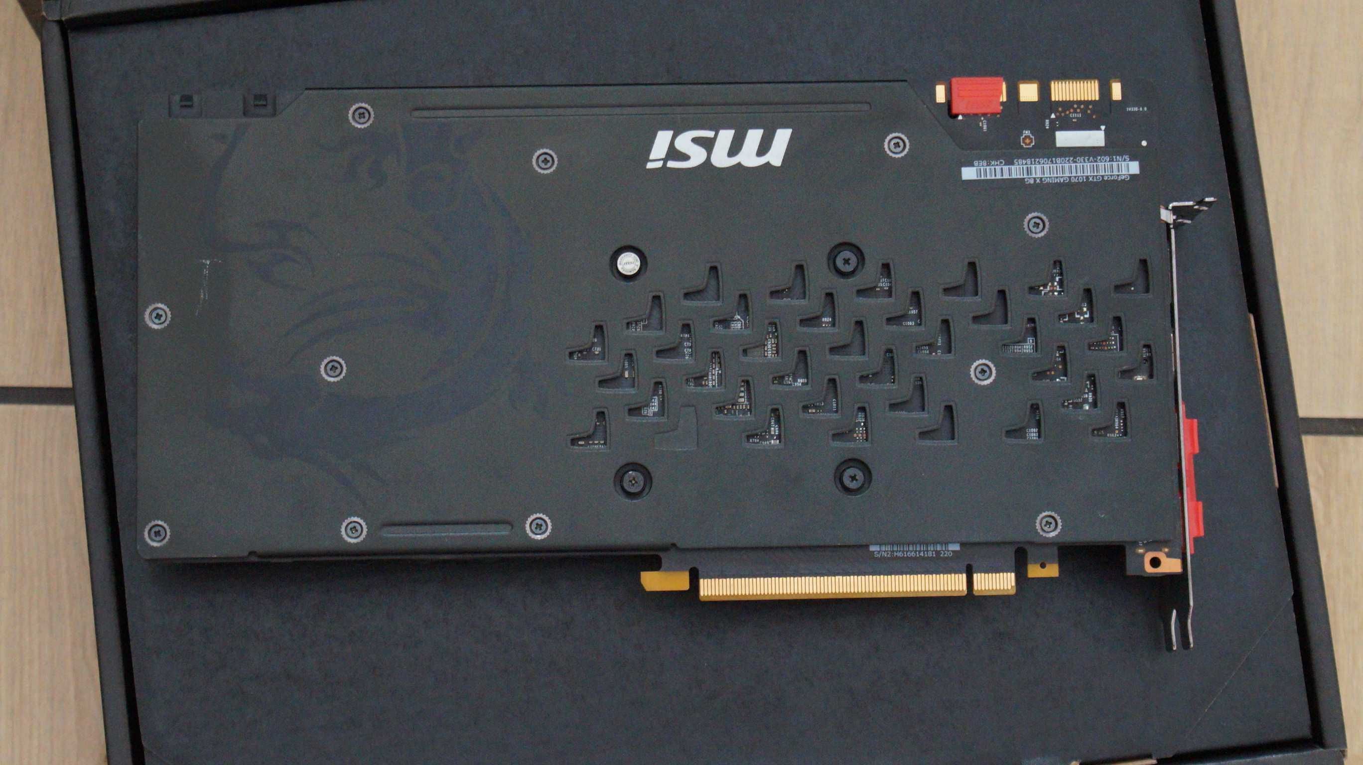 Видеокарта MSI GeForce GTX 1070 Gaming X 8GB GDDR5 (256bit)