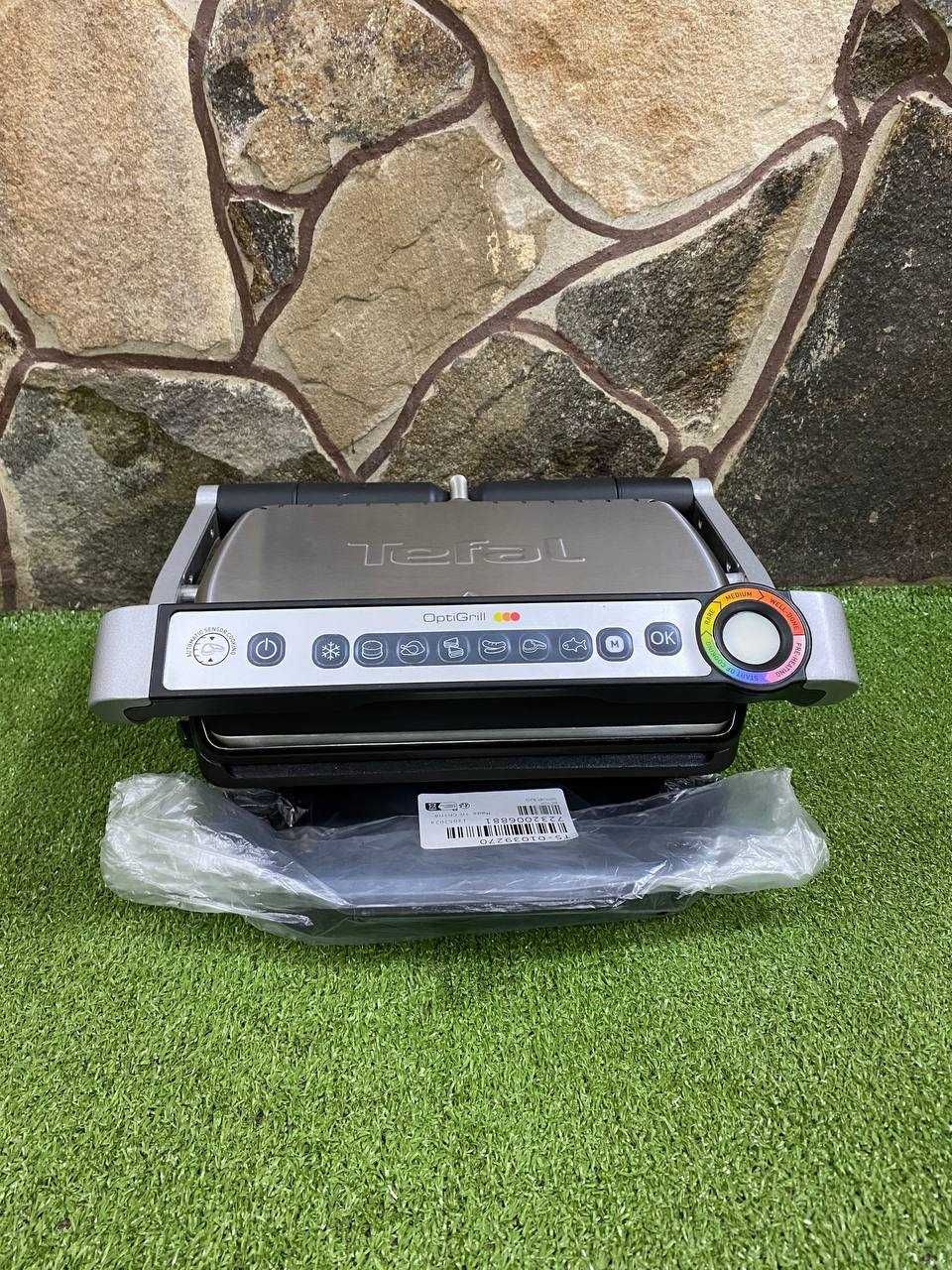 Tefal OptiGrill GC705D16 гриль притискний гриль прижимной