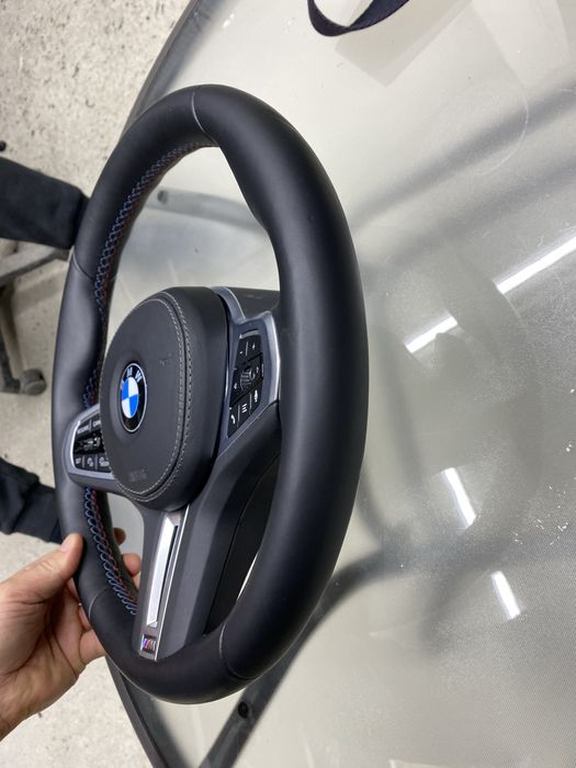 М руль BMW X5 G05 LCI вибро подогрев лепескт