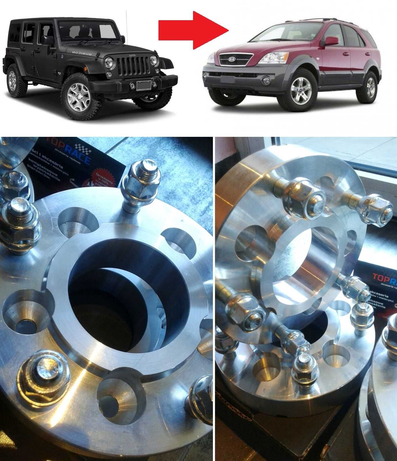 DYSTANSE ADAPTERY do zmiany rozstawu 5x98 5x100 5x110 5x112 5x120 BMW