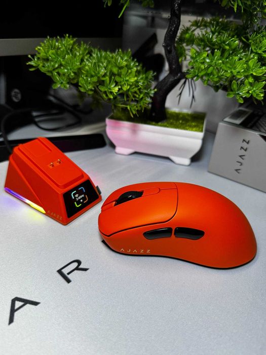• Миша ігрова Ajazz AJ179 Apex Orange 8K Гц / Huano •