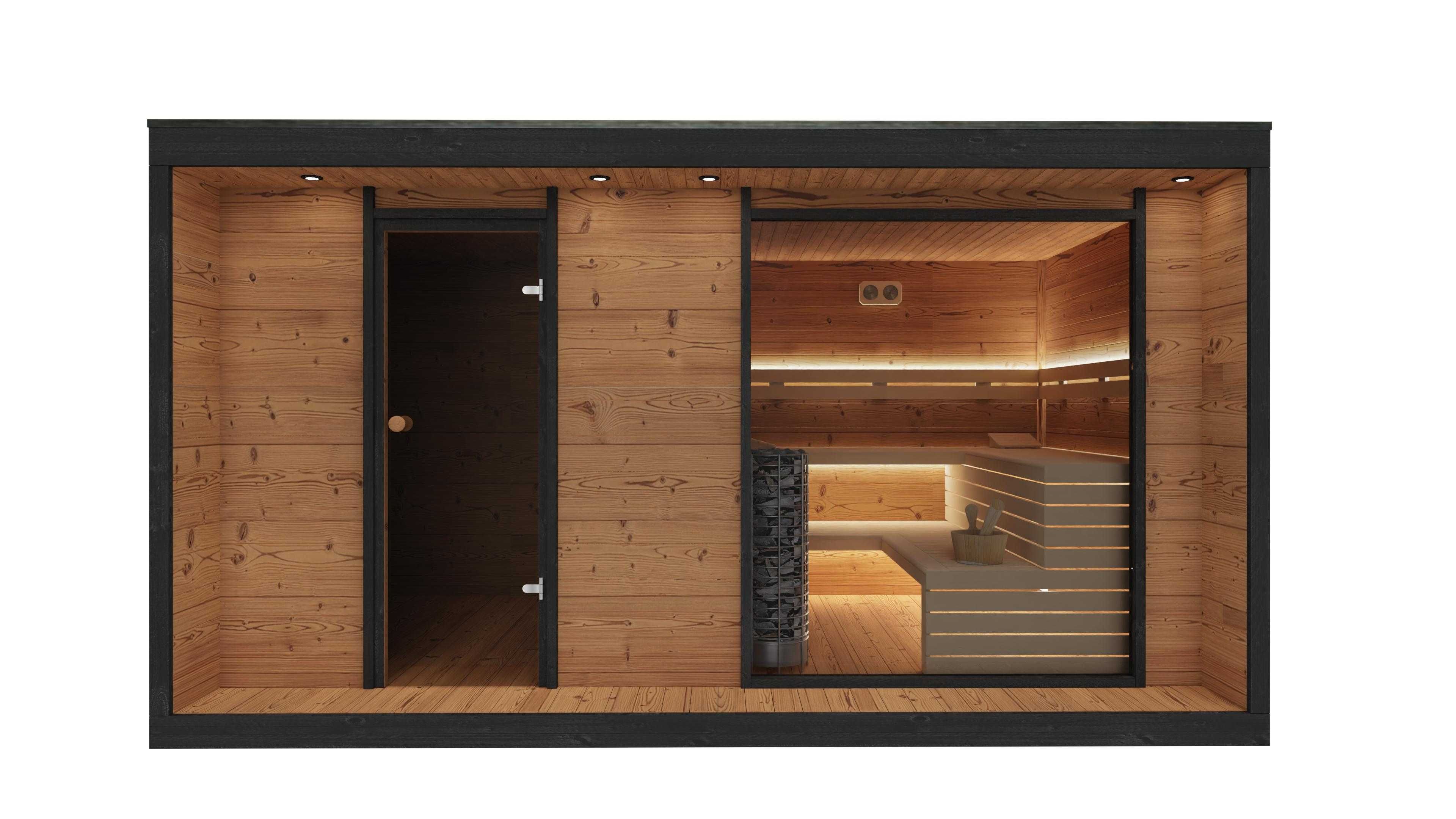 Sauna ogrodowa SADE 410 x 250 cm / DOSTAWA W CENIE