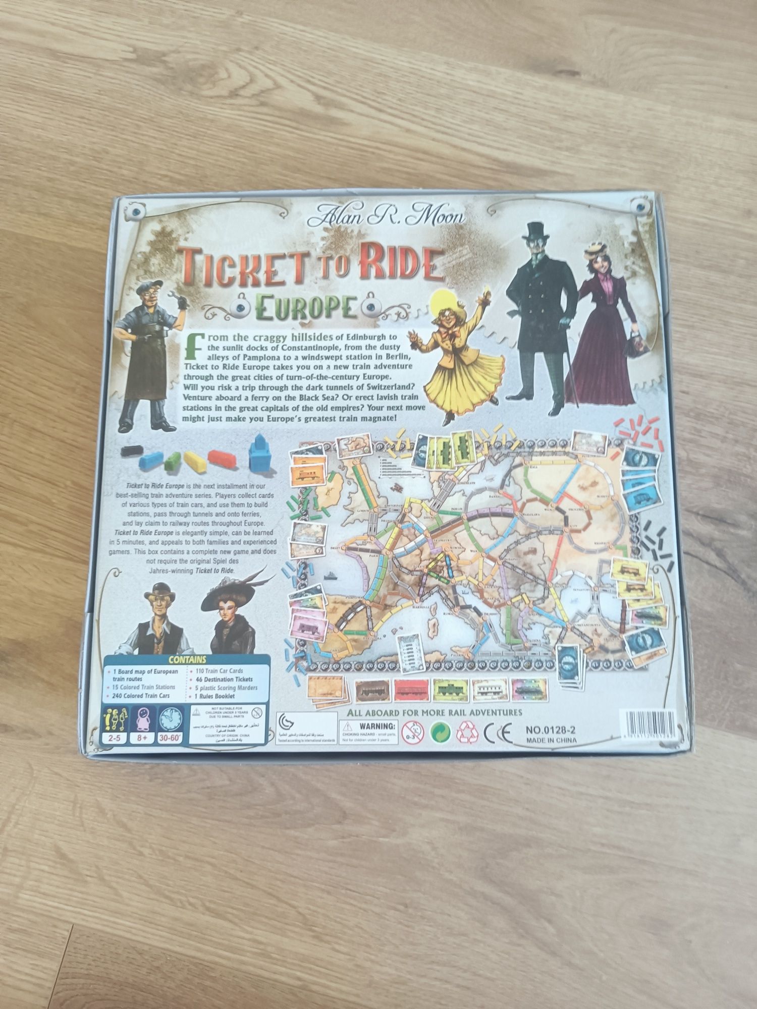 Ticket to ride Europe настільна гра