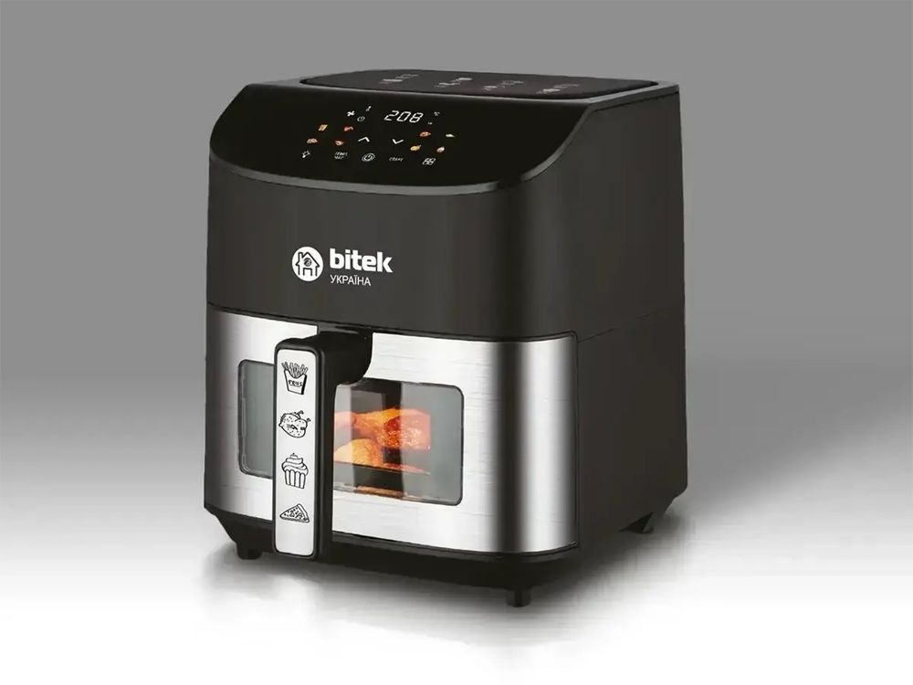 Аерогриль 10л BITEK BT-9501  аерофритюрниця мультипіч 4200Вт Air Fryer