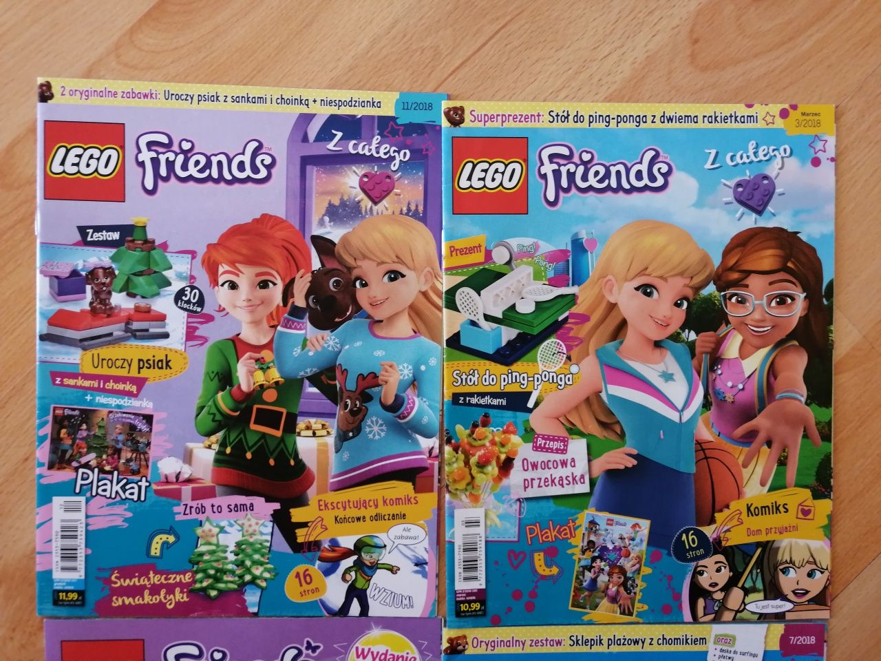 Zestaw 4 x gazetka Lego Friends