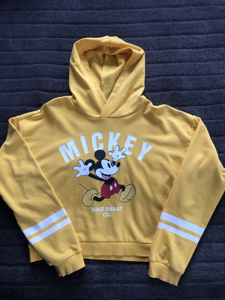 Bluza H&M mickey Disney 158-164 (wg mnie152-158) żółta